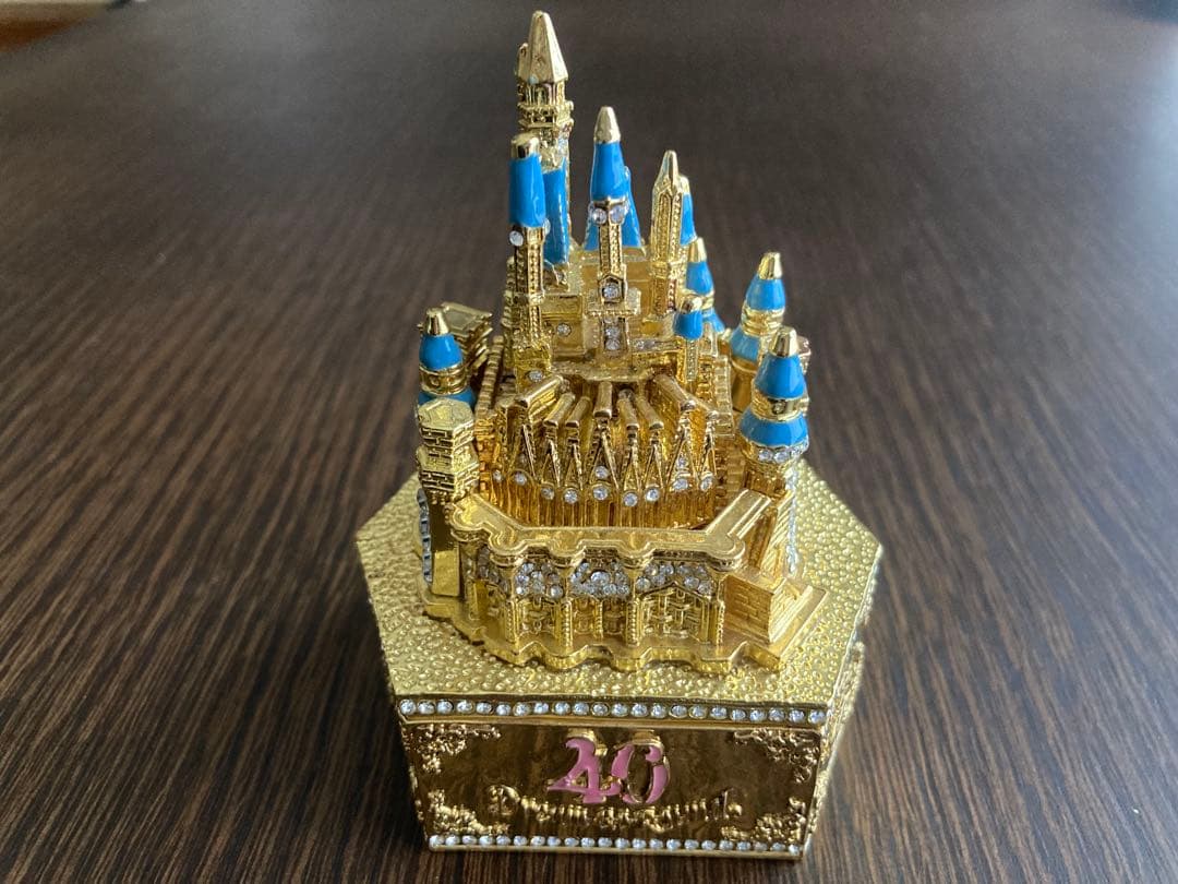 東京ディズニーランド40周年 シンデレラ城 アクセサリーケース