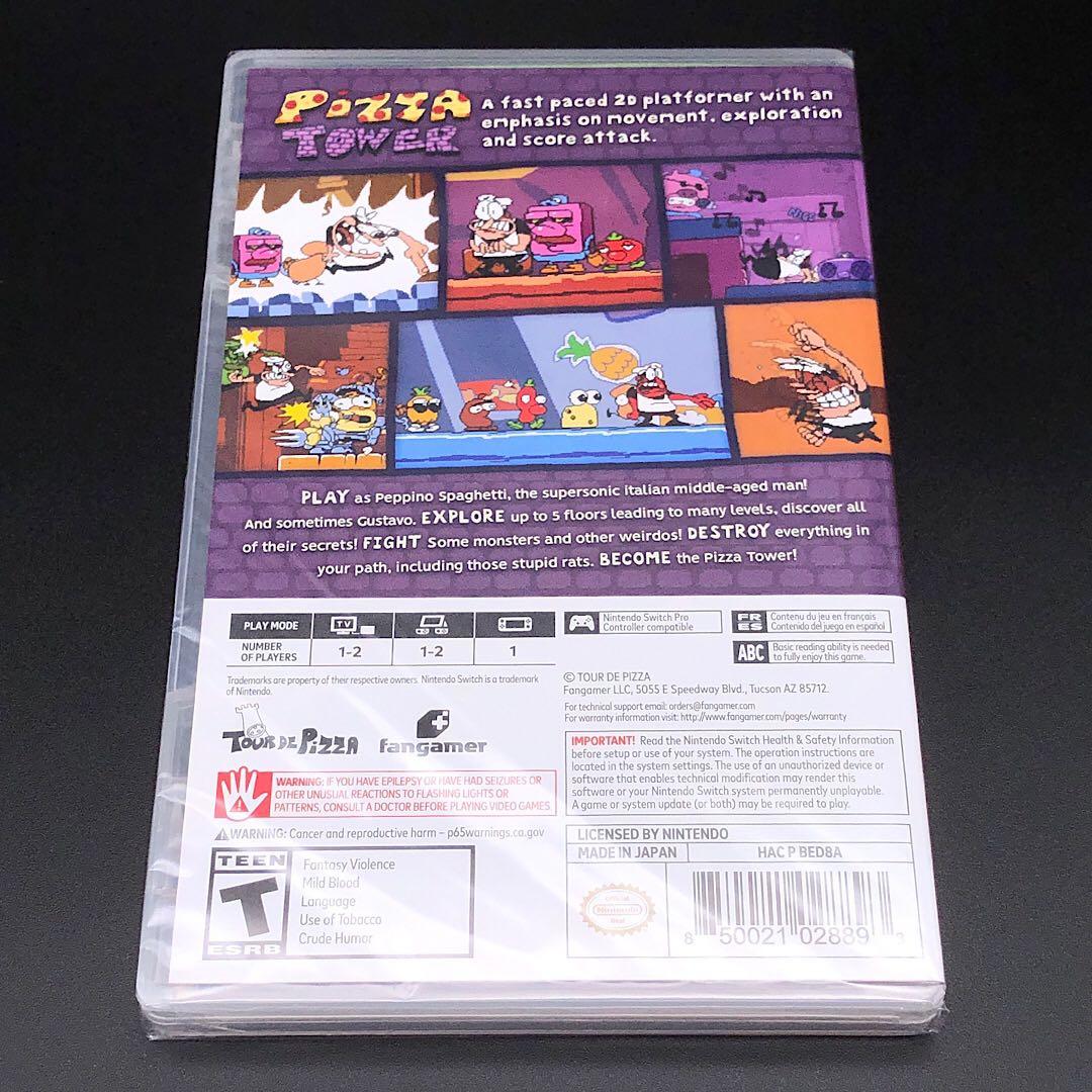 Pizza Tower ピザ・タワー 北米版 switch ニンテンドースイッチ - メルカリ