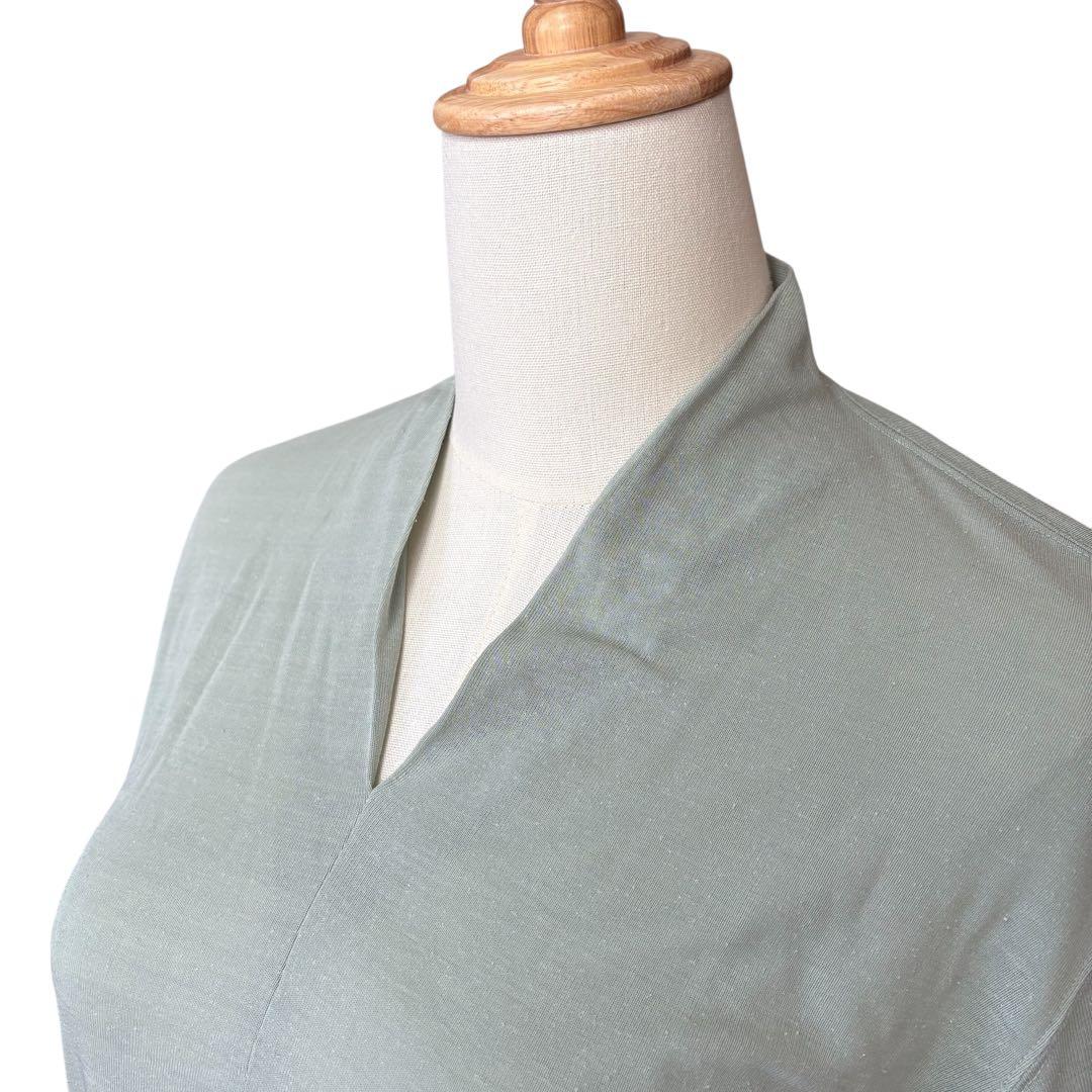 ヨーガンレール シルク100% 絹 Vネック カットソー 長袖 薄地 - メルカリ