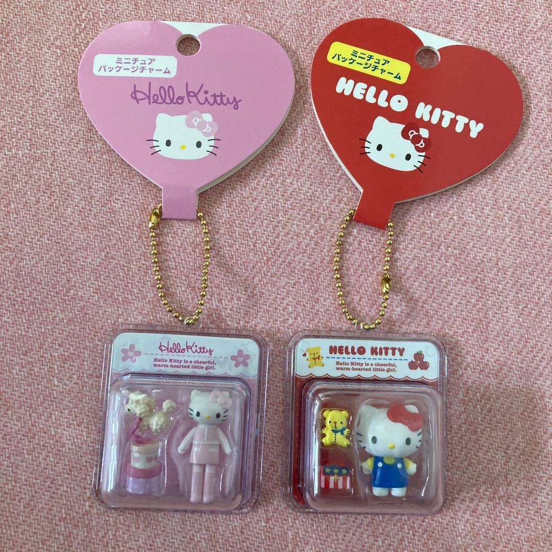 サンリオ ミニチュアパッケージチャーム キティちゃん 2種類セット
