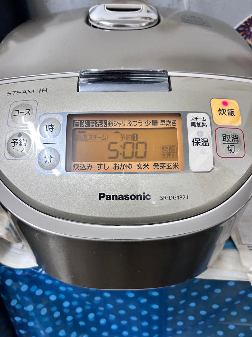 Panasonic　スチームIHジャー炊飯器　1.8L　１升炊き