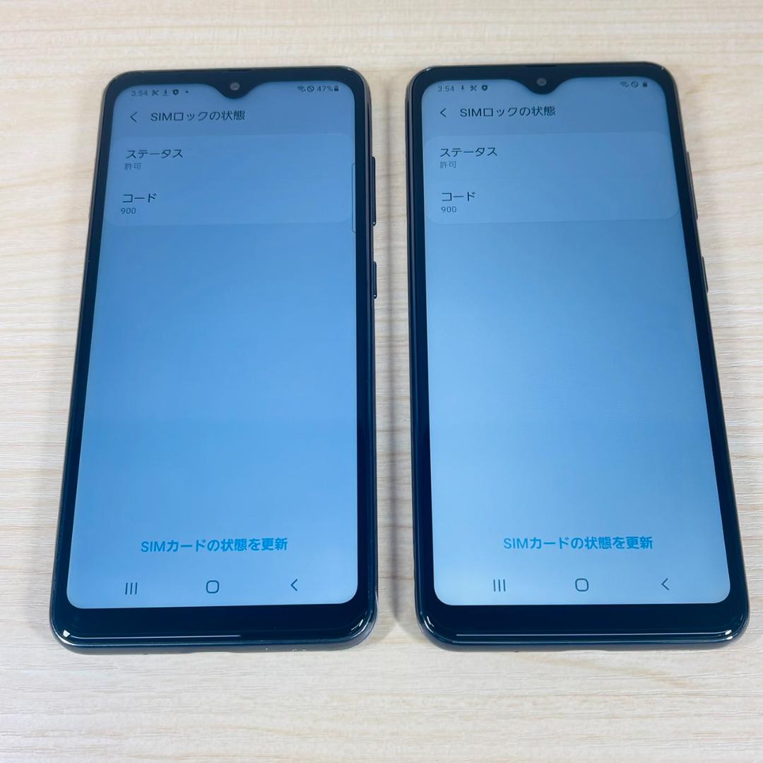 2台セット SIMフリー Galaxy A20 SCV46 128
