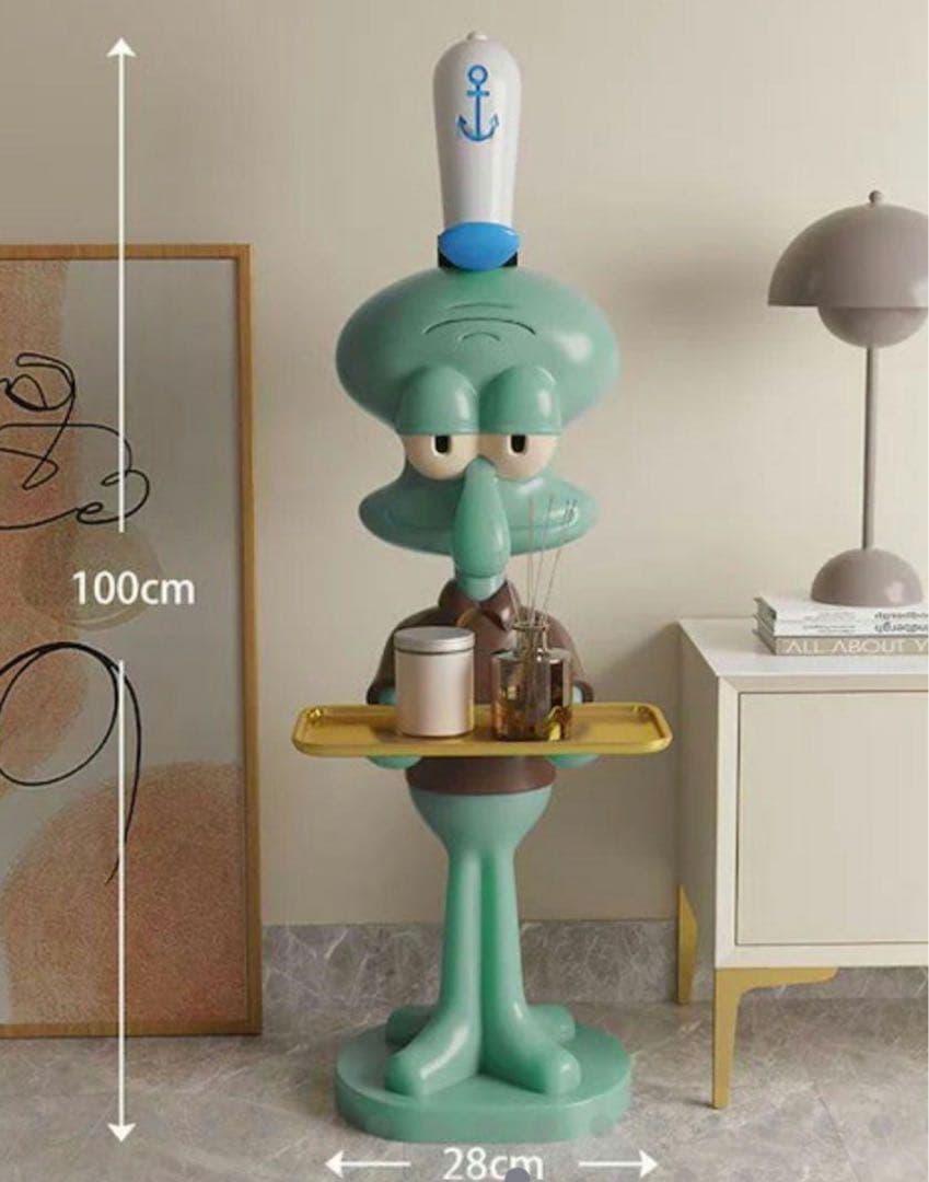 スポンジボブ　イカルゴ　置き物　オブジェ スポンジボブ イカルゴ 置き物 オブジェ ☆24時間以内発送 最終値下げ