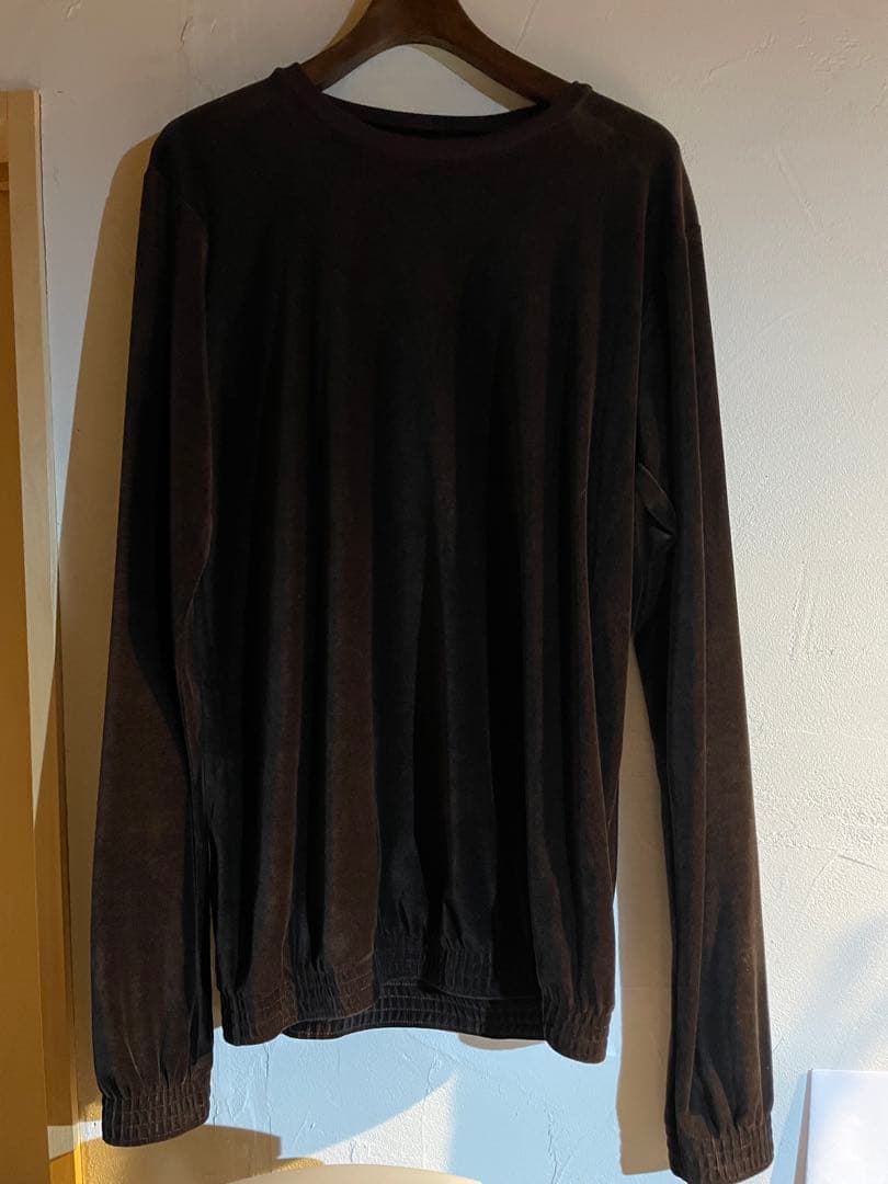 Number (n)ine 01aw スタンダード期　ベロアニット NUMBER (N)INE/ナンバーナイン WOOL ALPACA RIPPED KNIT PULLOVER