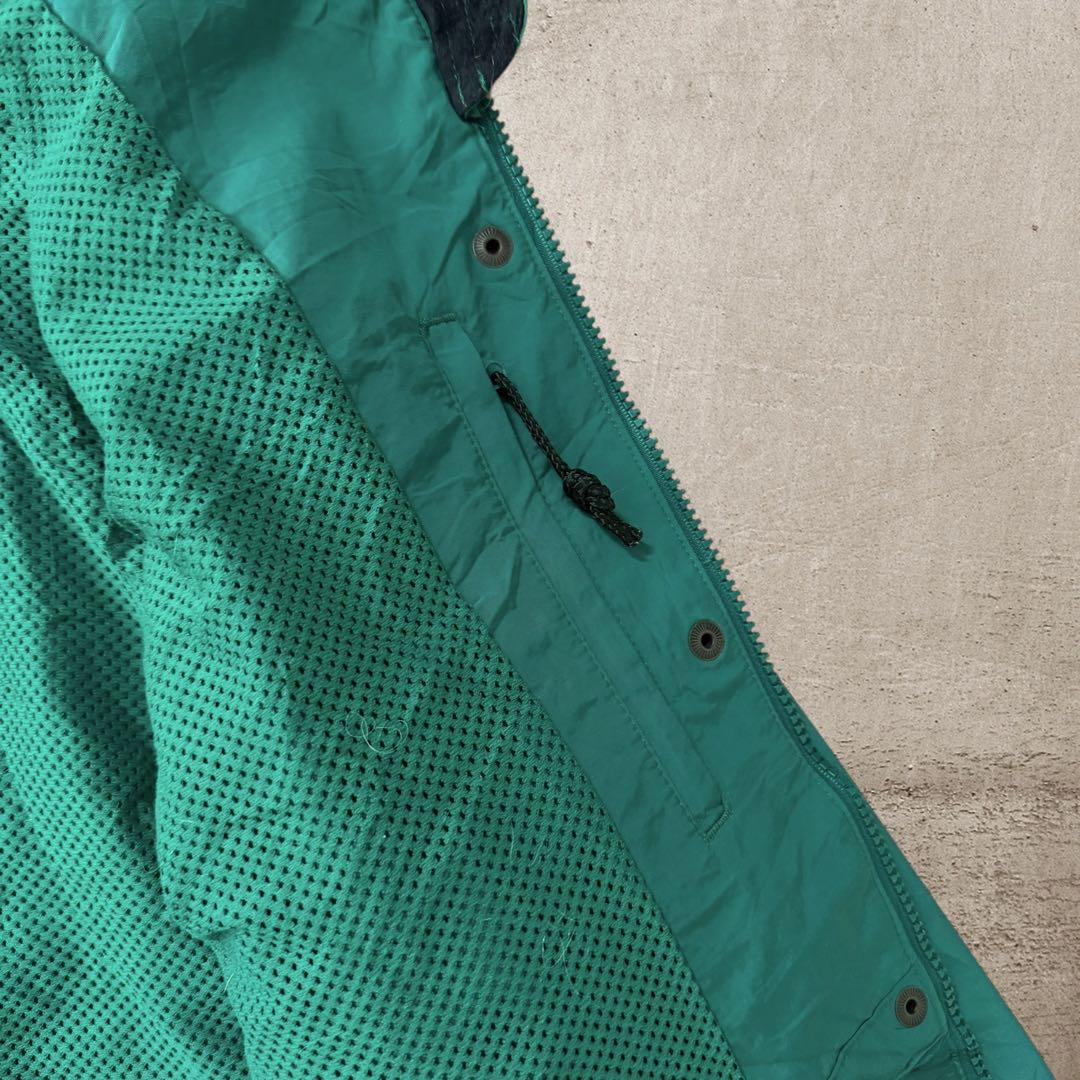 L.LBeanエルエルビーン90sフーディナイロンジャケットドローコード刺繍