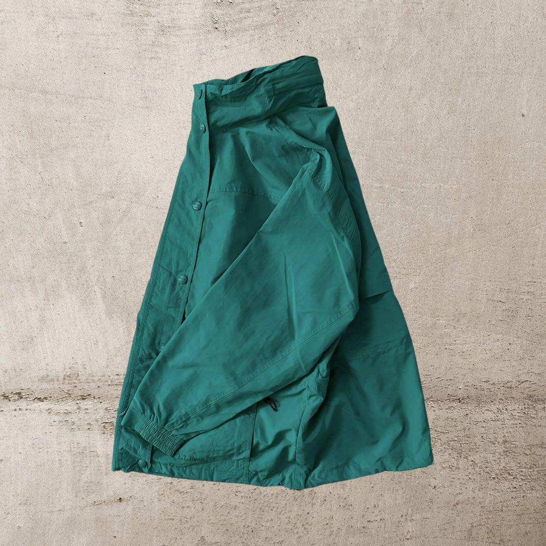 L.LBeanエルエルビーン90sフーディナイロンジャケットドローコード刺繍