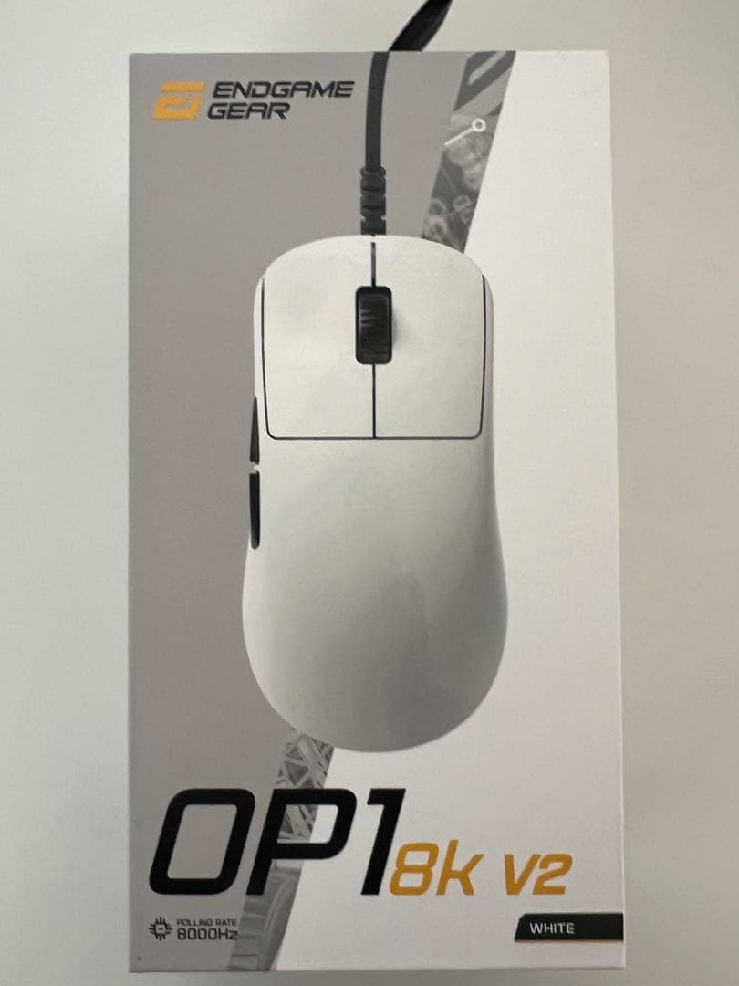 ENDGAME GEAR OP1 8K V2 ホワイト OP1 8K v2 Gaming Mouse - White