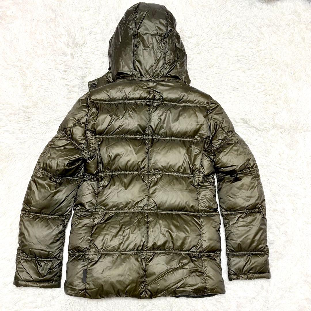 極美品】アルマーニコレツォーニ ダウンジャケット 100%ダウン カーキ