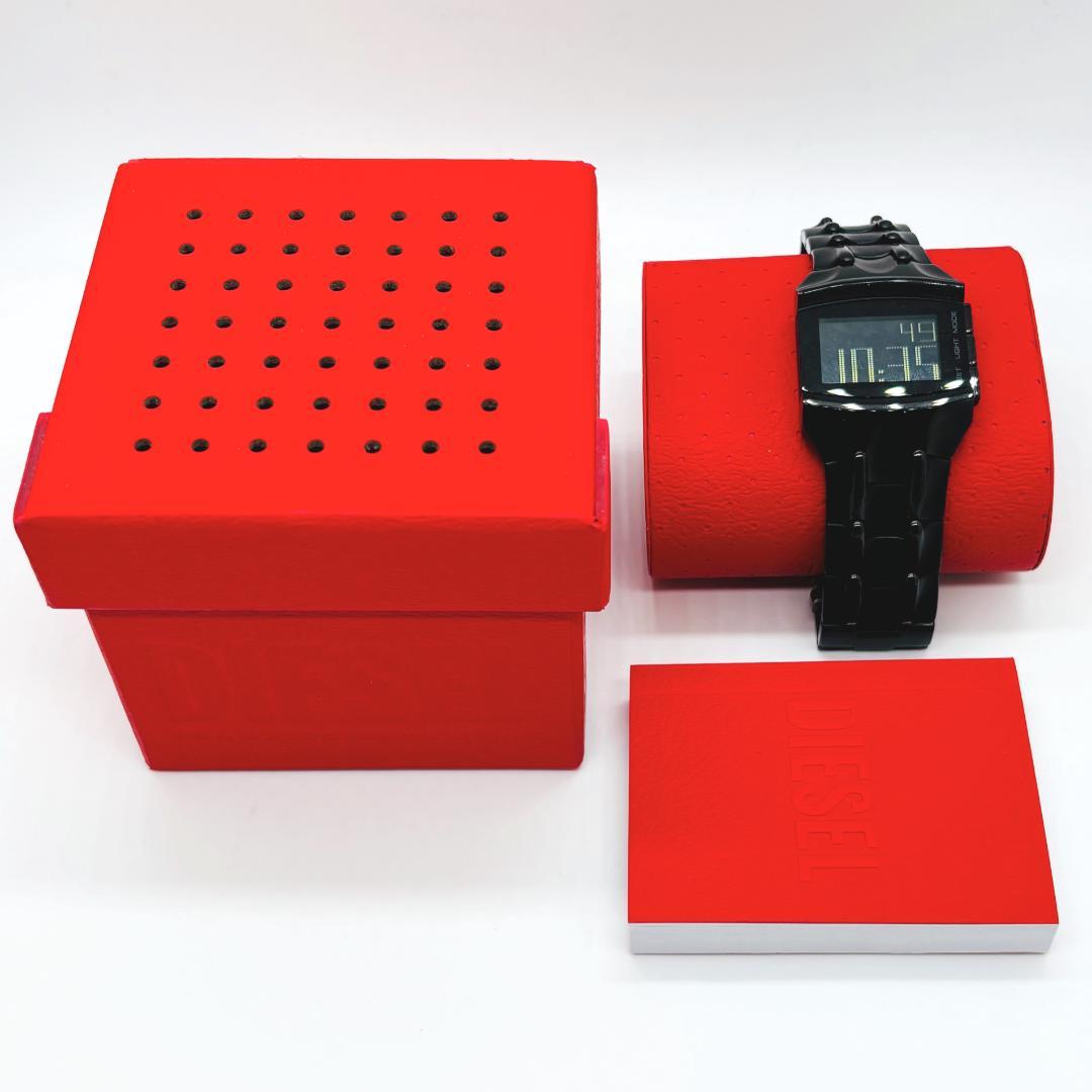 入手困難】ディーゼル DZ2156 腕時計 ブラック 電波時計 【1-D-①