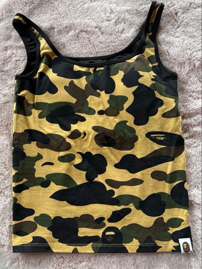 A BATHING APE タンクトップ 迷彩カモ - メルカリ