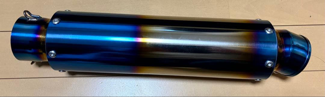 おまおまさん専用　チタンGPサイレンサー チタンブルー GPサイレンサー スーパーショート 60.5mm/ 60.5パイ 汎用
