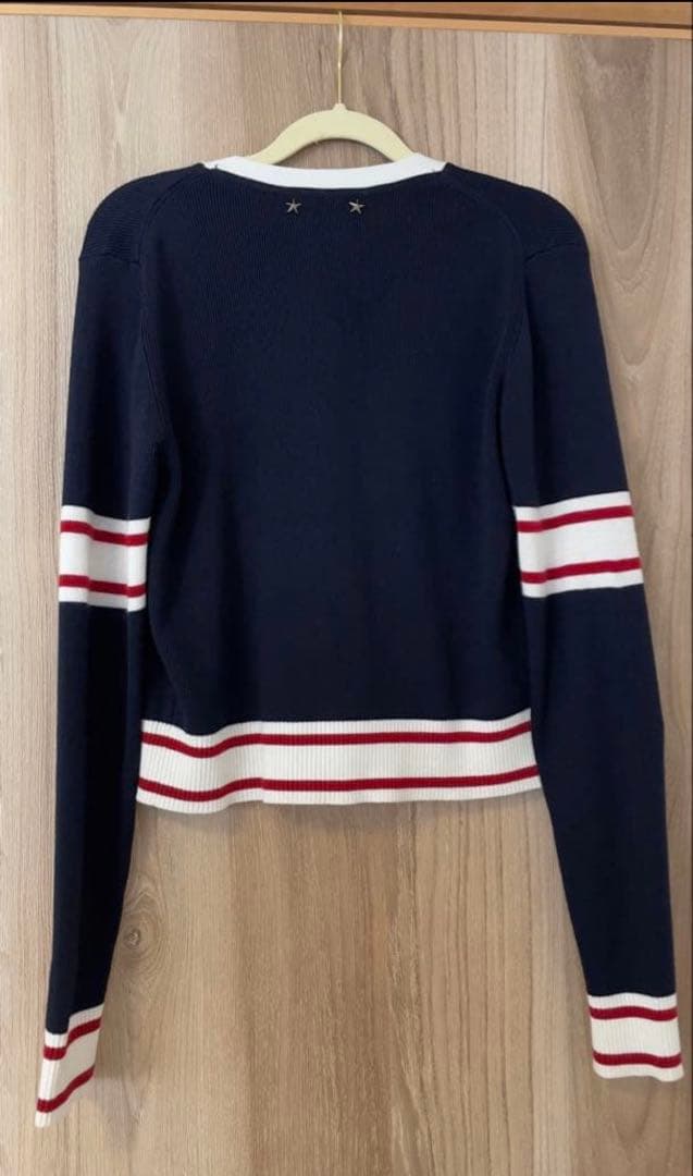 Bibiy. B. CLUB TIE CARDIGAN NAVY - メルカリ