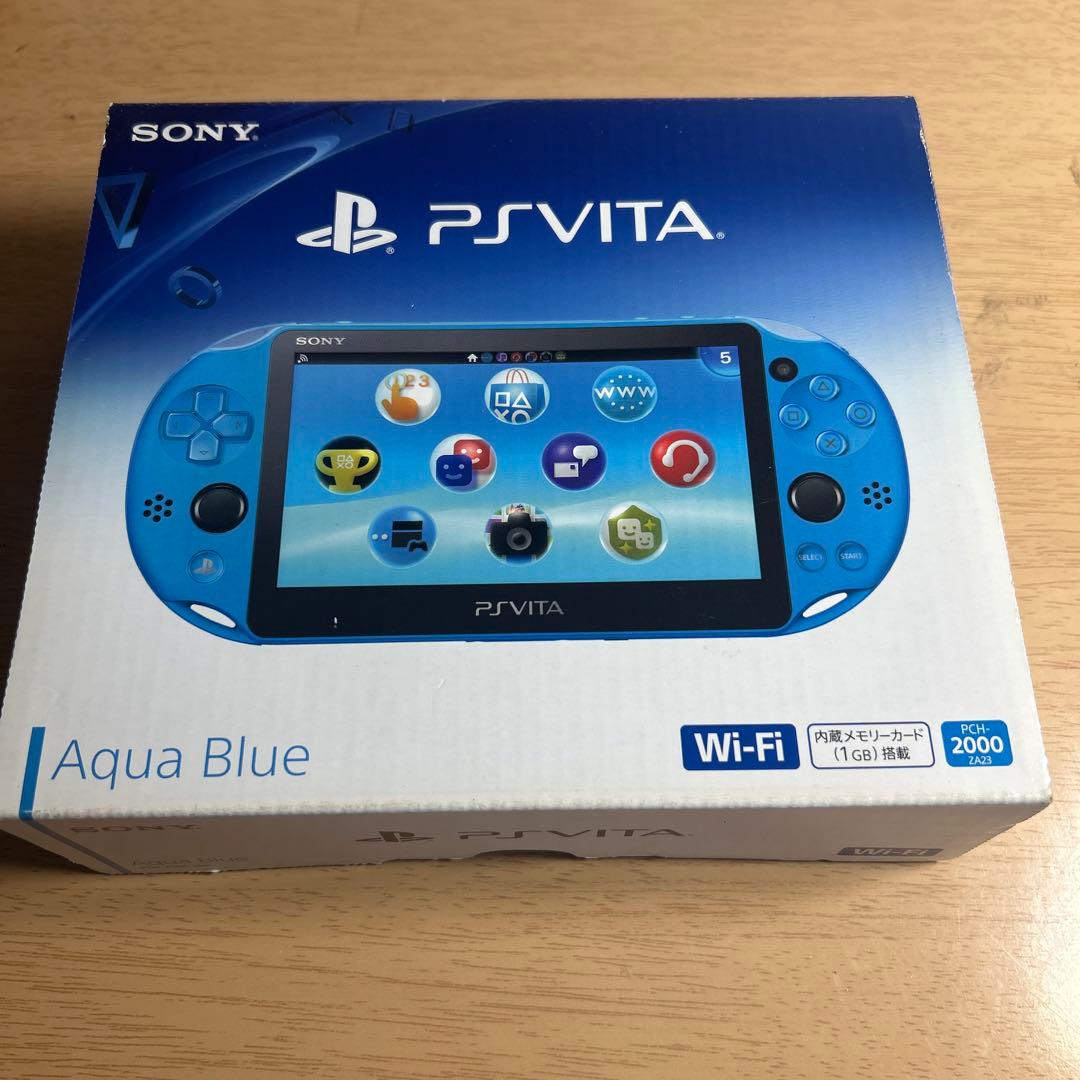 PS Vita 2000 アクアブルー 本体 - メルカリ