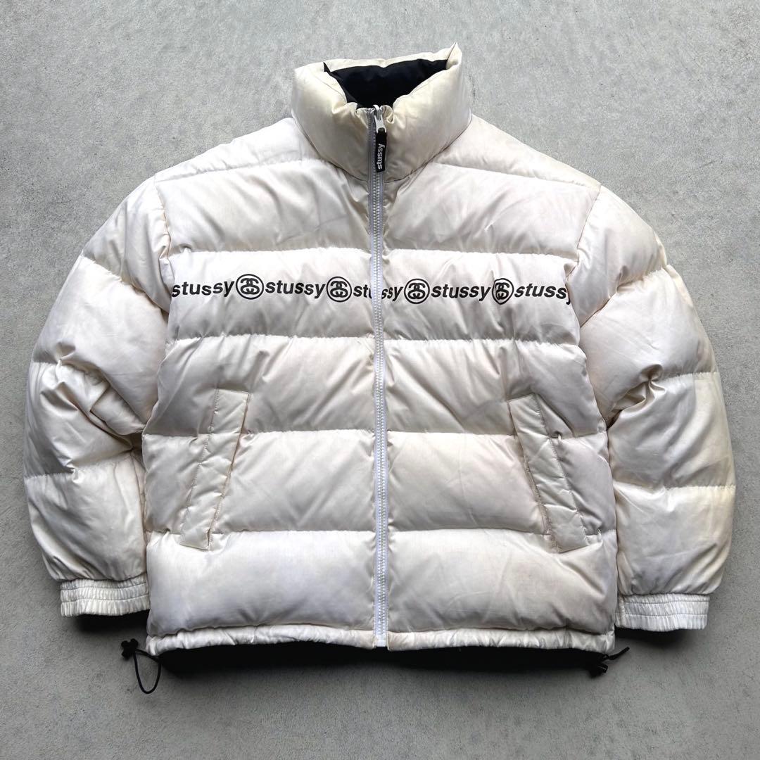 専用！90s OLD STUSSY リバーシブル 肉厚 ダウンジャケット - メルカリ