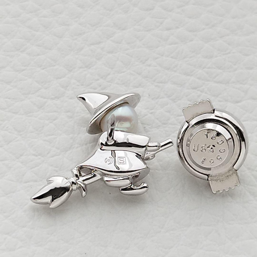 美品】TASAKI タサキ パール ピンバッジ 魔女 シルバー - メルカリ