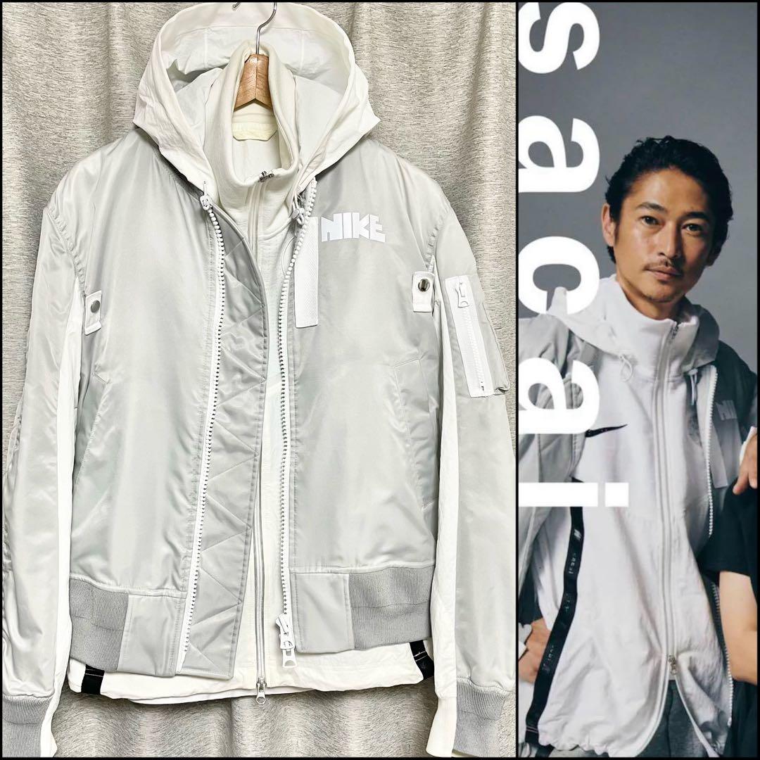 レア Nike sacaiナイキ サカイ ボンバージャケット MA-1サイズXS