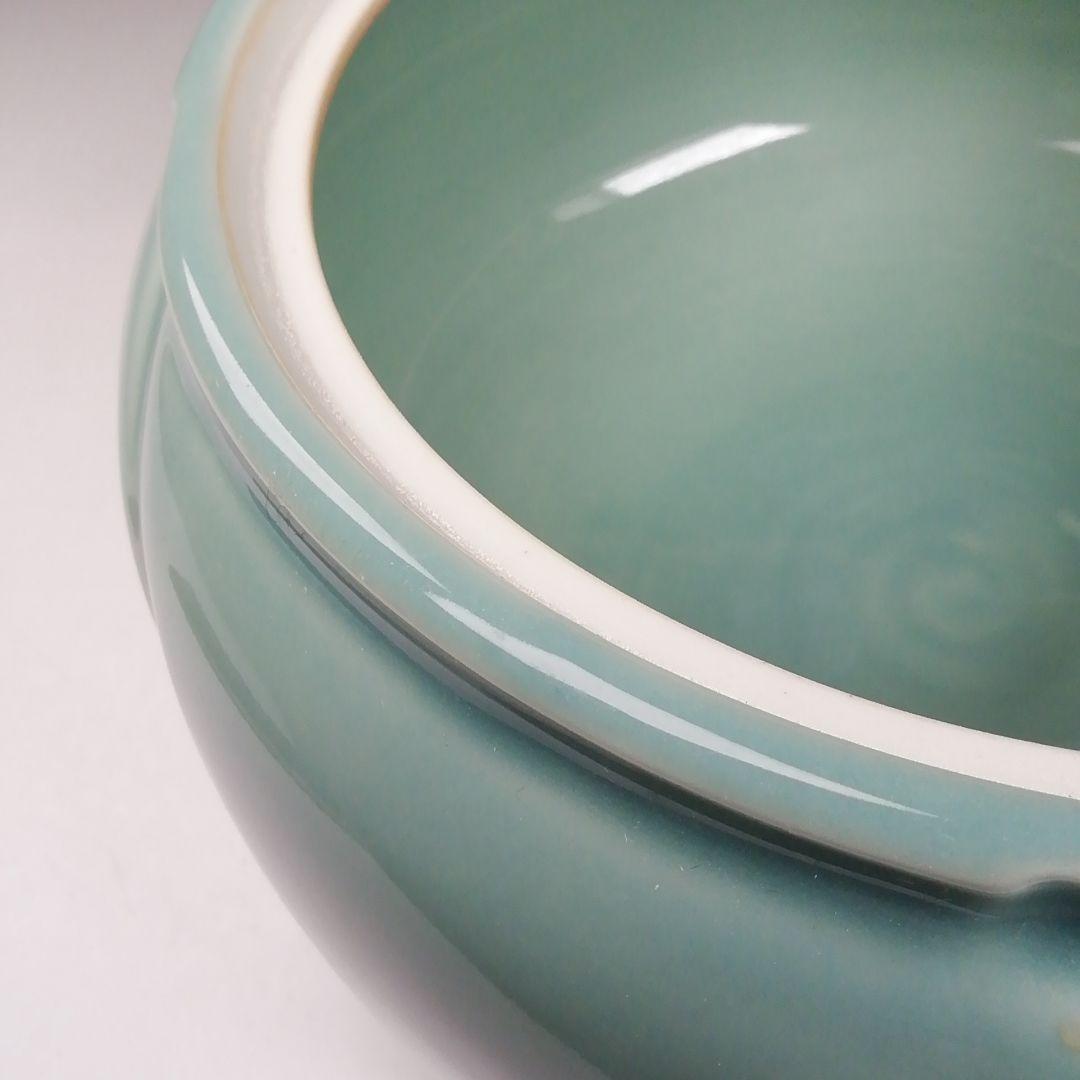 W275 水指 『青磁 捻梅』『加藤藤山 造』 共箱 茶道具 - メルカリ