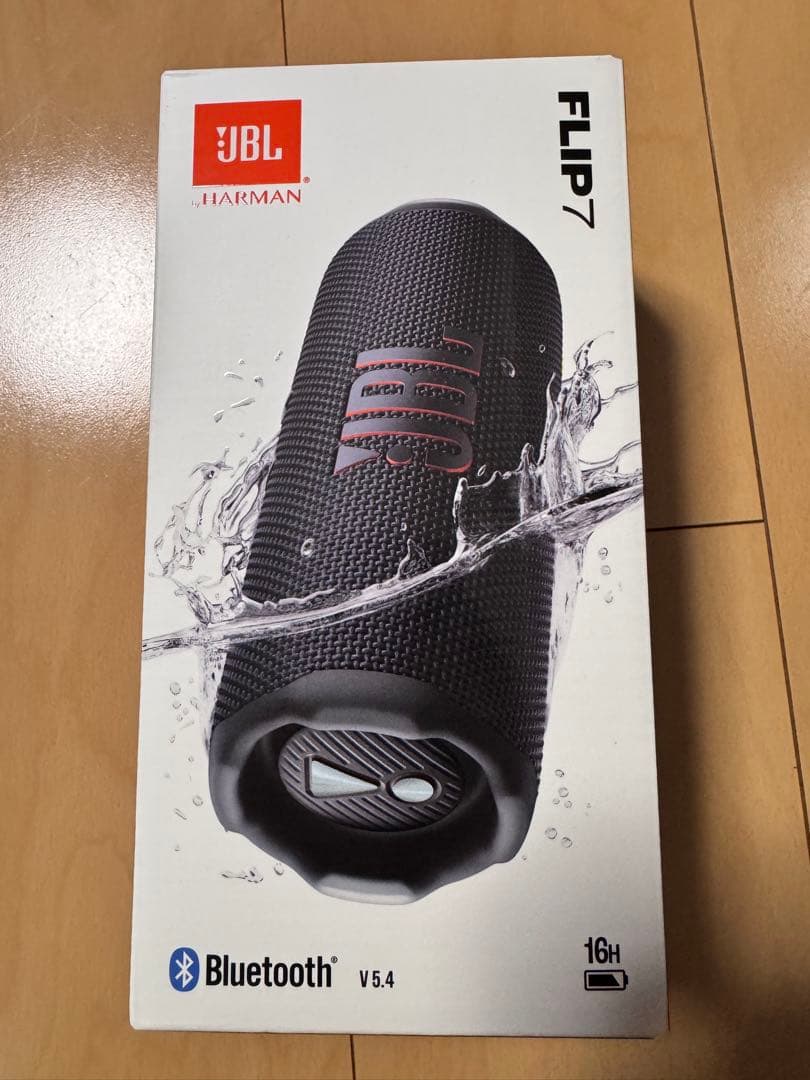 JBLFLIP7 Bluetoothスピーカー　色:BLACK Amazon.co.jp: JBL FLIP 7 / ポータブルスピーカー/Bluetooth対応