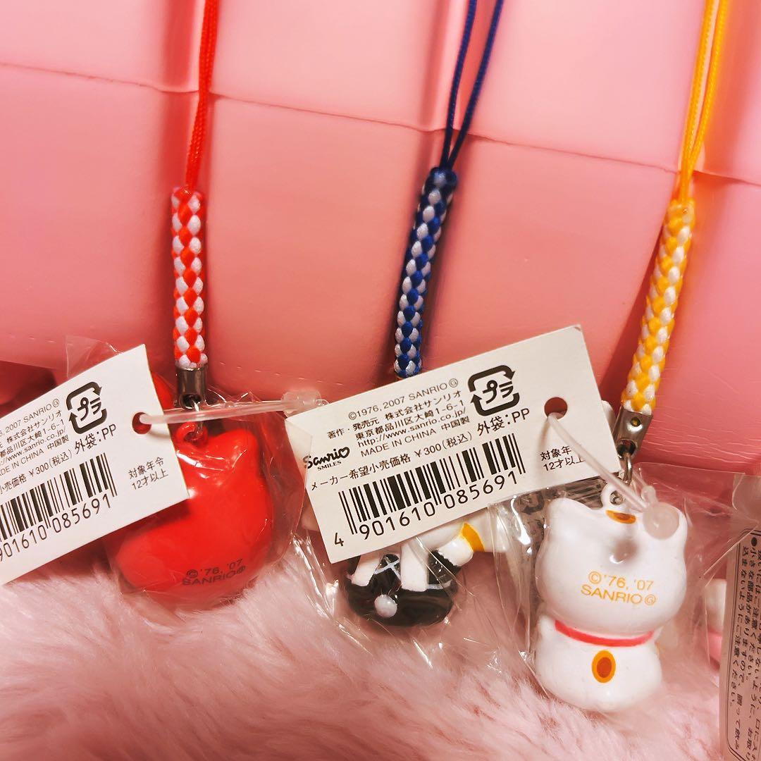希少レア ハローキティ 開運祈願 マスコット 鈴 2007 サンリオ 平成