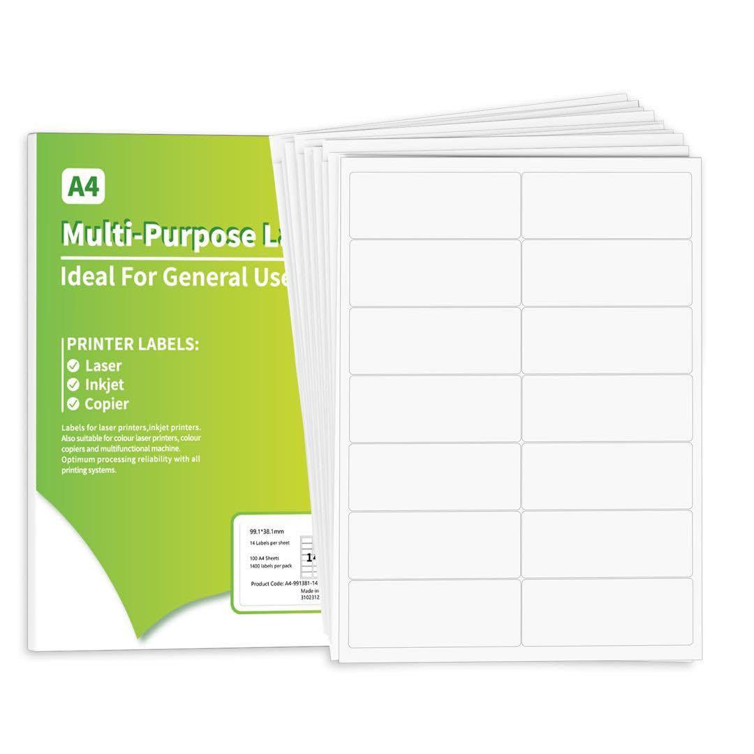 Itari 1400ステッカー-99.1 mmx 38.1 mmステッカー100 Amazon | Itari 1400ステッカー-99.1 mmx 38.1 mmステッカー100枚