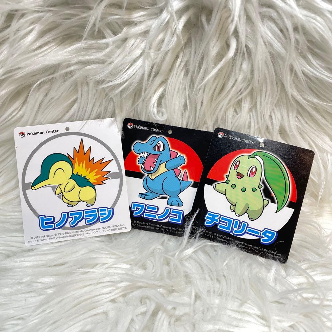 ポケモンセンター ヒノアラシ ワニノコ チコリータ 御三家 ぬいぐるみ