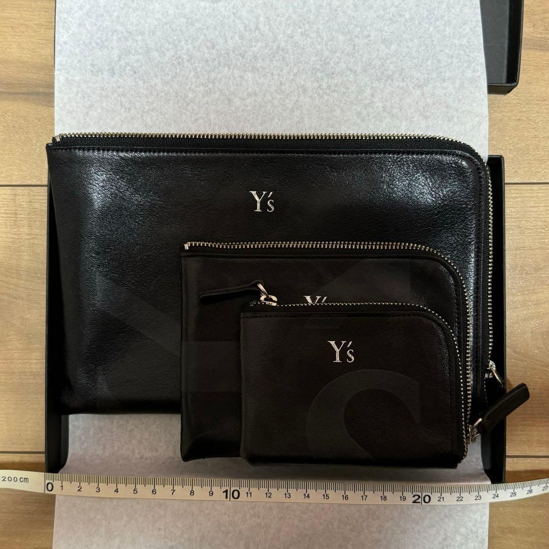 Yohji Yamamoto Y's ワイズ ポーチ3点セット - メルカリ