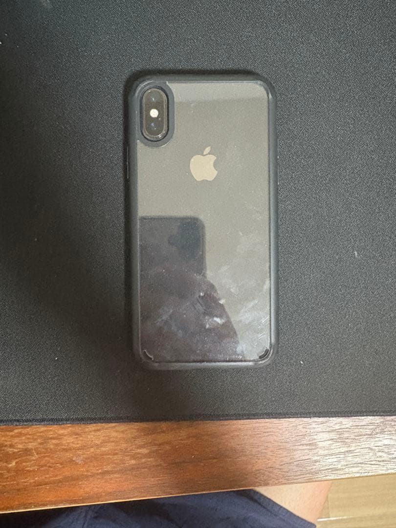 Apple iPhone X ブラック 画面割れアリ - メルカリ