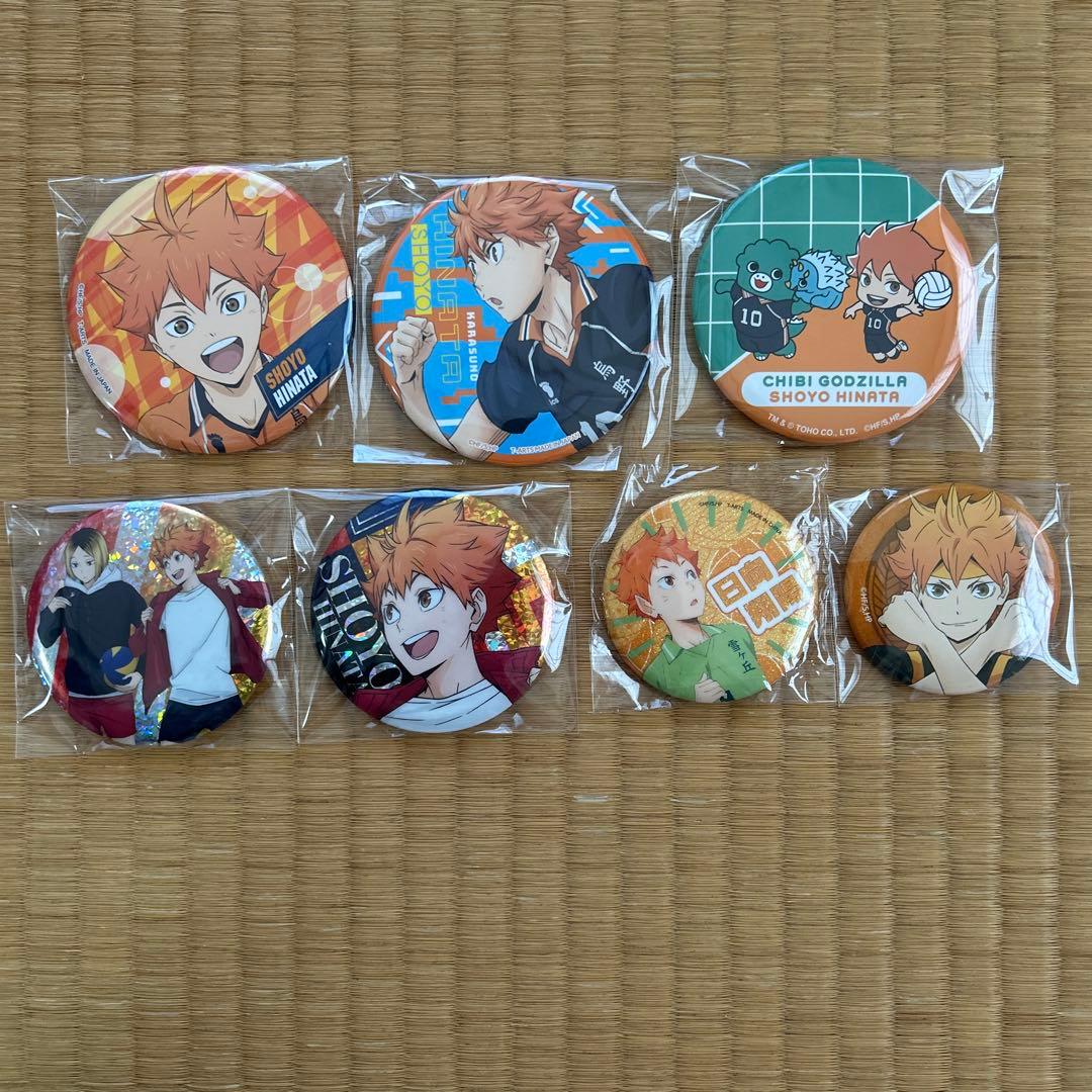 日向翔陽 缶バッジ 7個セット - メルカリ