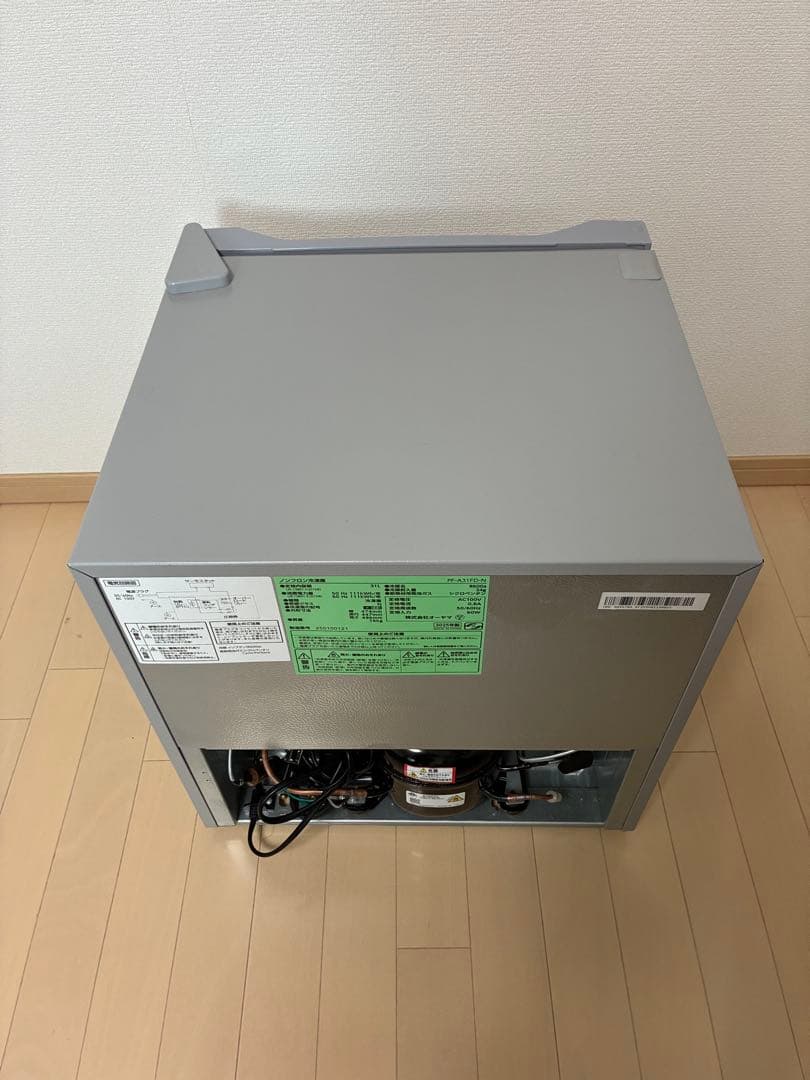 宮城手渡し※アイリス冷凍・冷蔵庫 直冷式 ゴールド2025年4月購入 小型