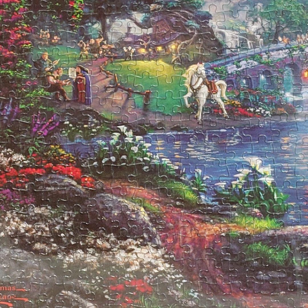 塔の上のラプンツェル ジグソーパズル完成品 フレーム付き ディズニー