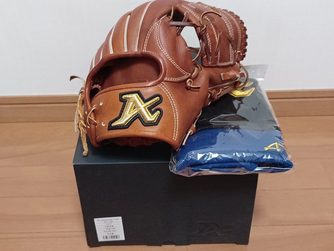 アトムズ 硬式グラブ 内野用 浦上レザー APL-UR2 限定品 ATOMS アトムス 硬式内野兼用 右投げ UR-1 浦上レザー ダブルネーム