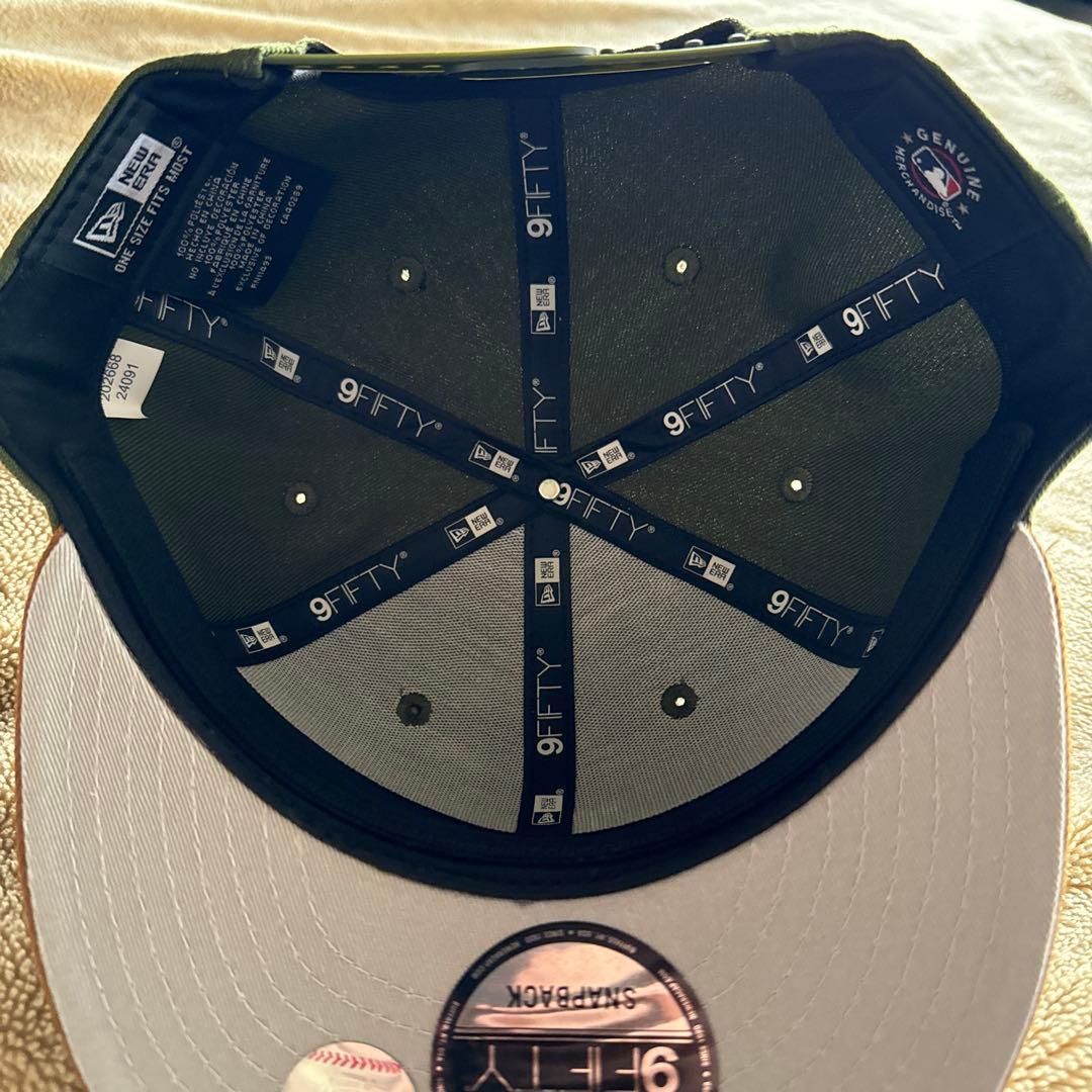 ロサンゼルス・ドジャース 9FIFTY オリーブ＆ブラウン スナップバック
