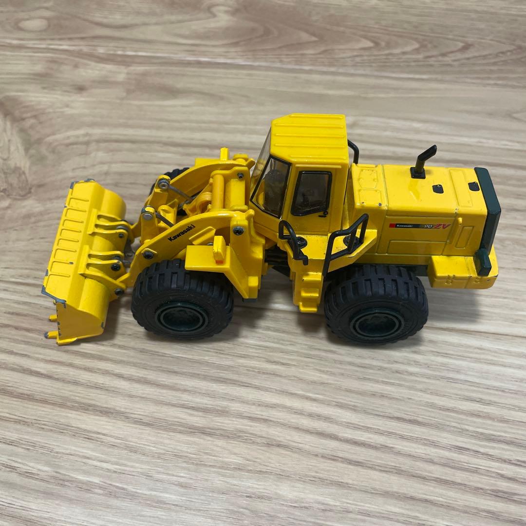 ホイールローダー イエロー kawasaki90zv HITACHI レア 希少 - メルカリ