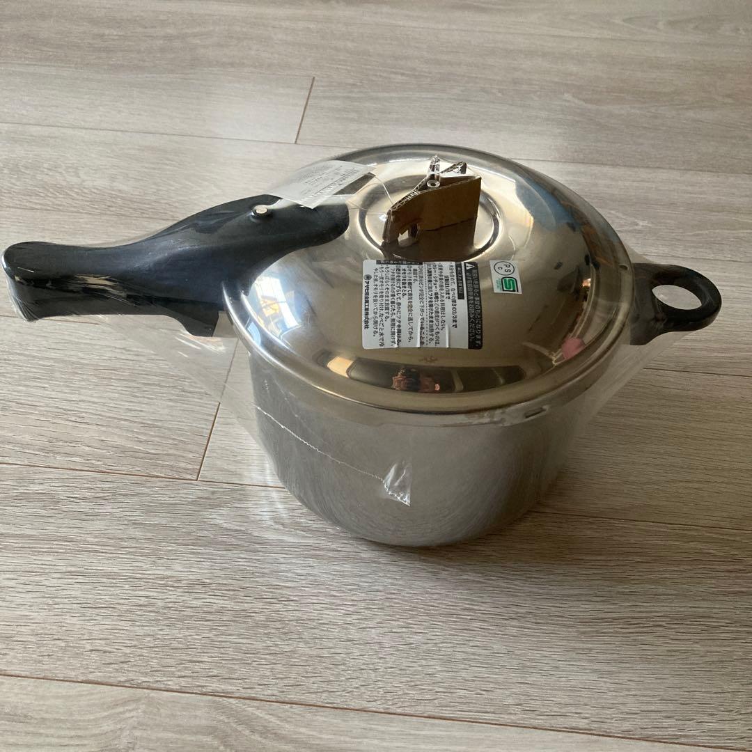 圧力鍋 21.9cm 5.5L ステンレス鋼製