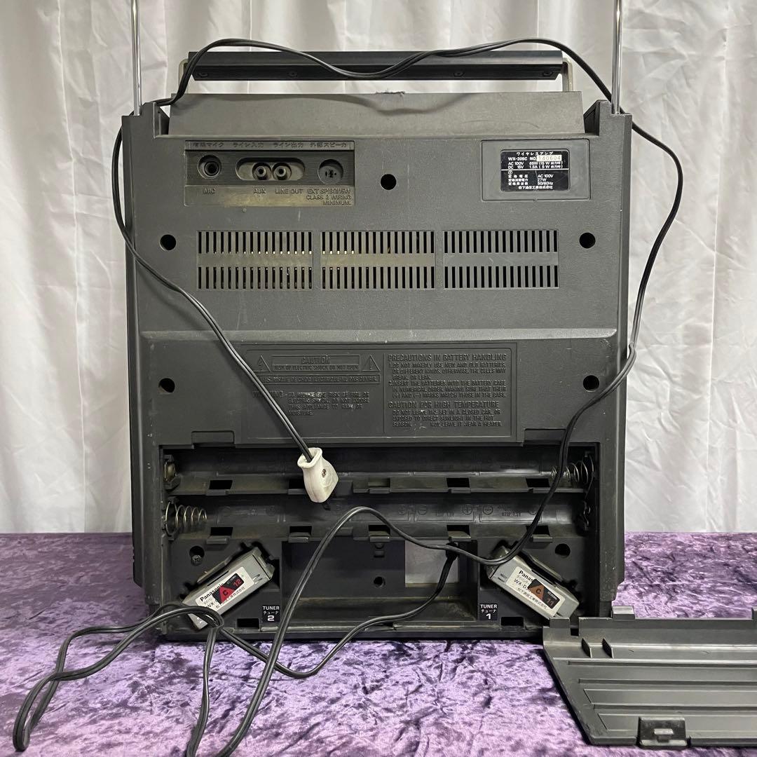昭和レトロ 動作確認済 Panasonic ワイヤレスアンプ WX-205C - メルカリ