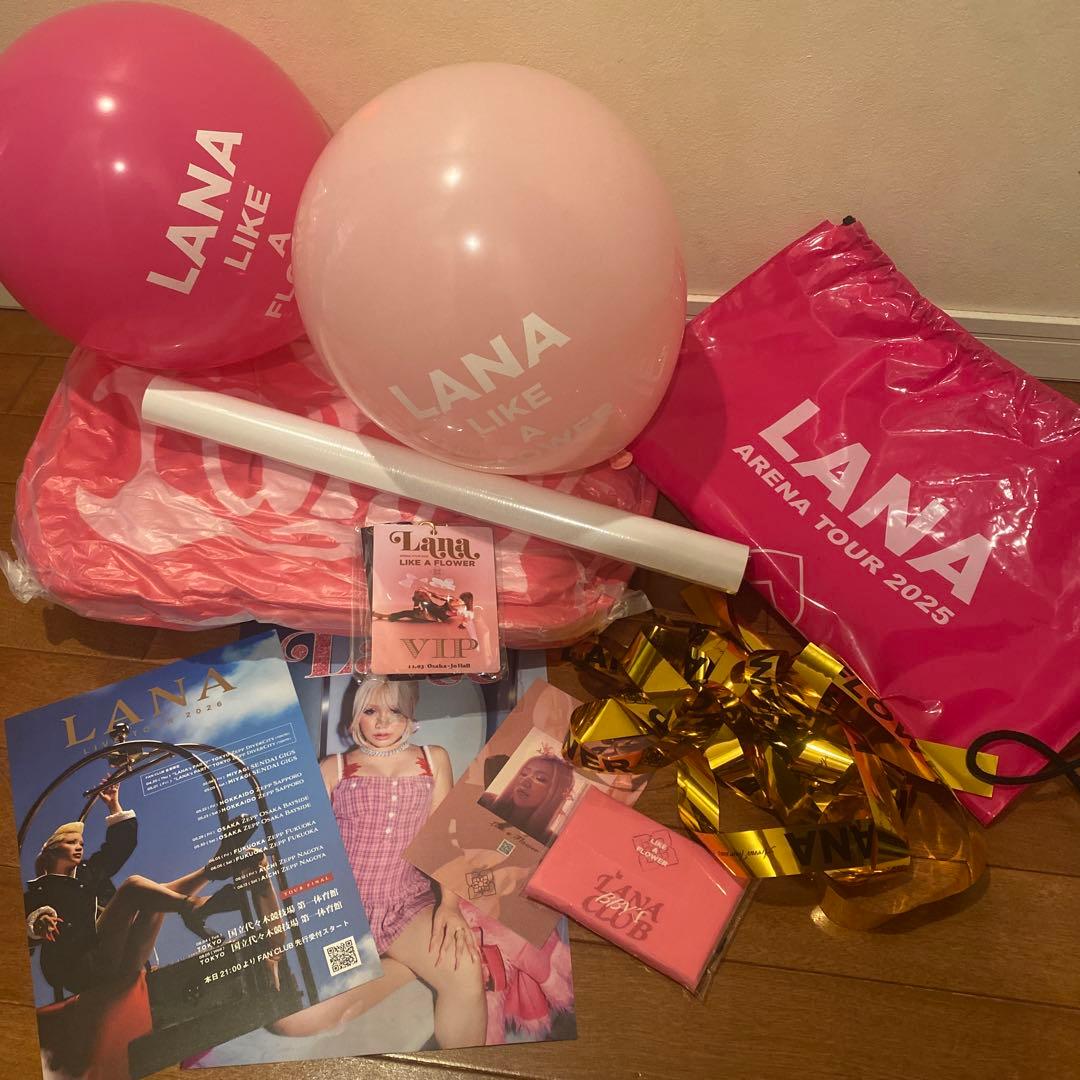 LANA LIKE A FLOWER VIP特典 限定グッズ 大阪銀テ 風船付き - メルカリ