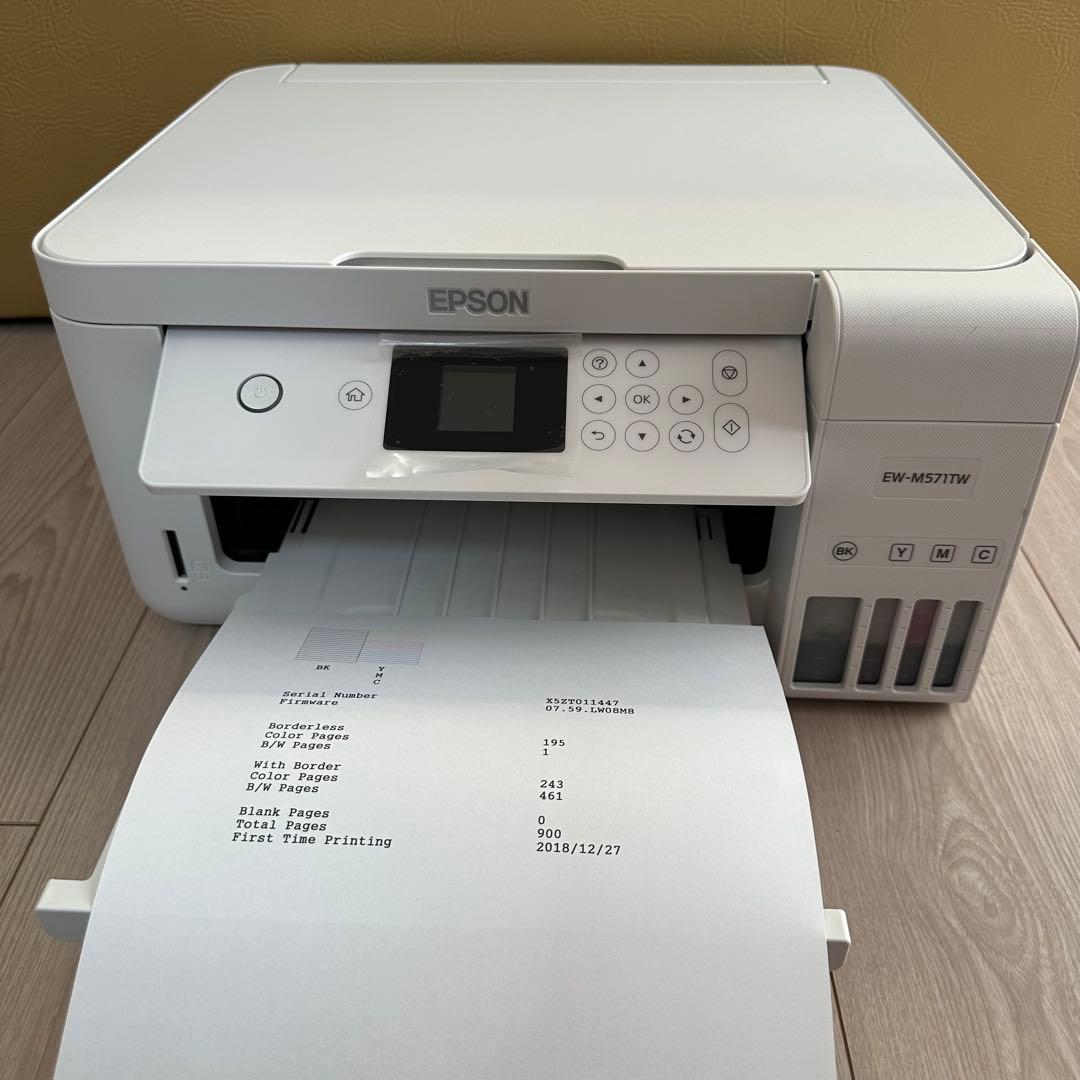 EPSON エプソン インクジェット プリンター 複合機 EW-M571TW ヨドバシ.com - エプソン EPSON 大容量インクタンク搭載 A4カラー