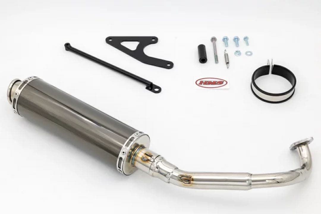 新 HMS製AF58 ズーマー 50 B2X ステンレスマフラー ブラック - メルカリ