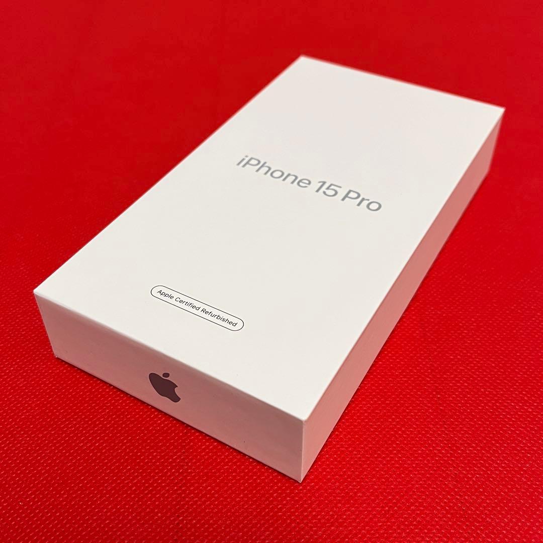 未使用・未開封 iPhone15 Pro 128GB ブラックチタニウム - メルカリ