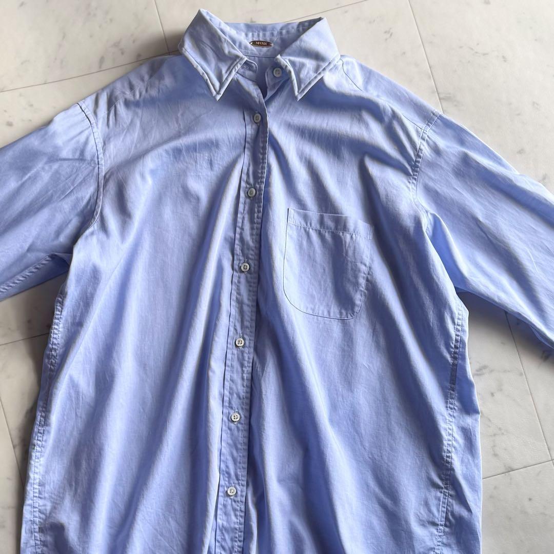 美品 ミューズ ドゥズィーエムクラス ワイヤー襟 オーバーサイズシャツ