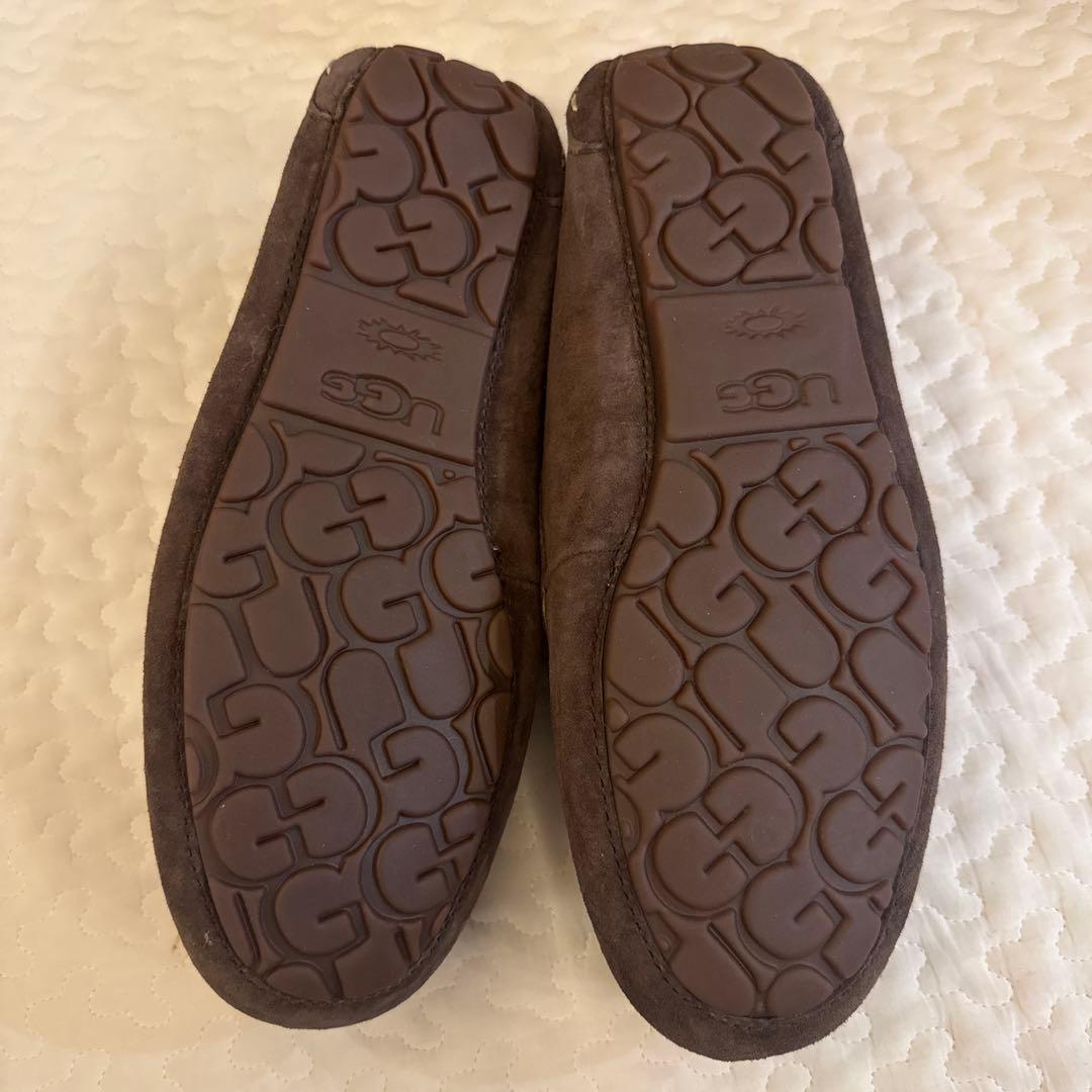 新品】UGG アグ アンスレー モカシン 24cm チョコレート - メルカリ