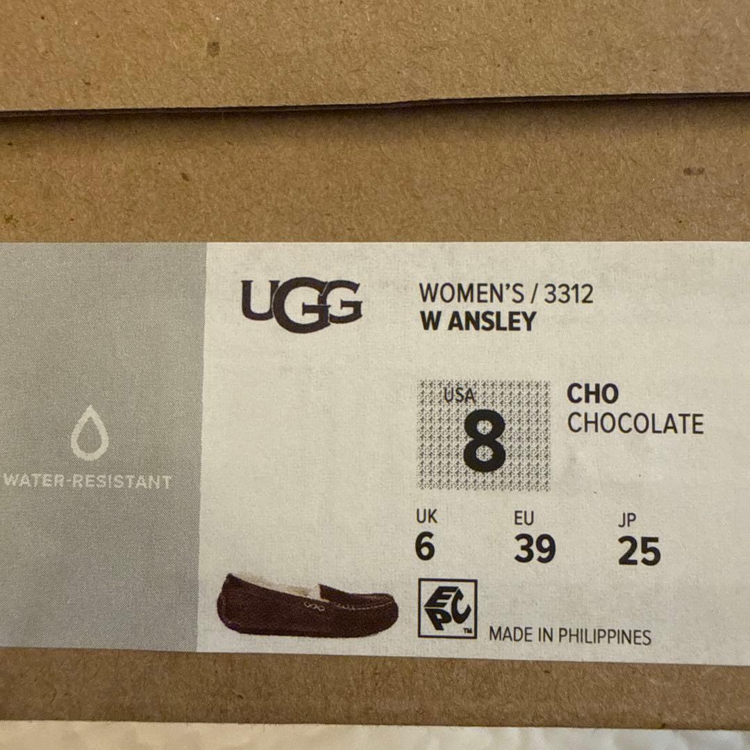 新品】UGG アグ アンスレー モカシン 24cm チョコレート - メルカリ