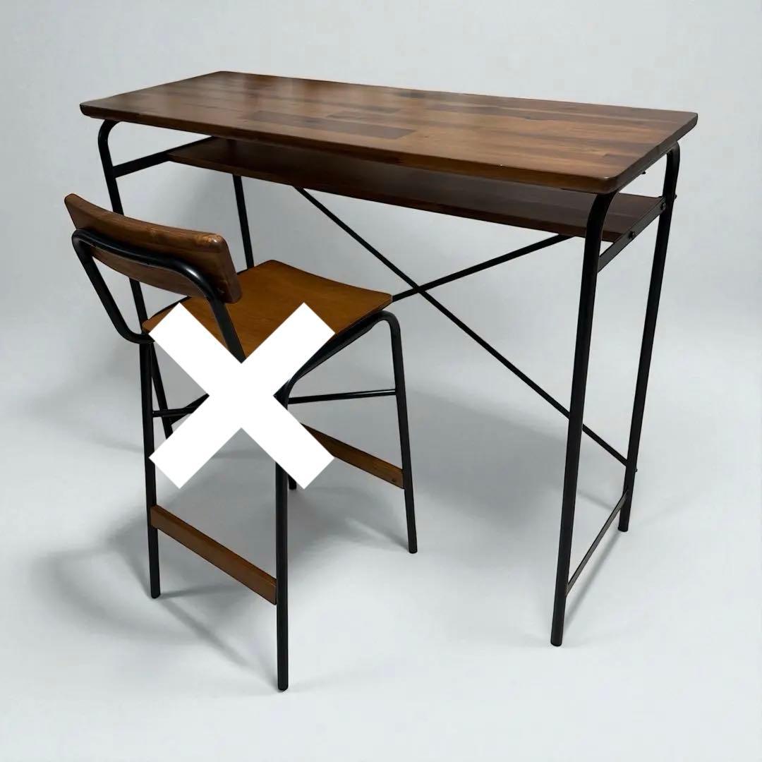 廃盤】ウニコ SWELLA カウンターテーブル アカシア材 アイアン W110