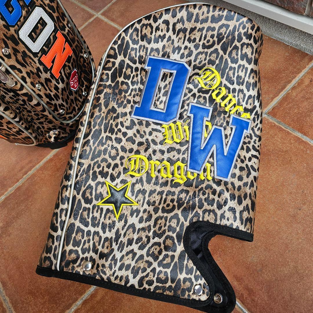 ダンスウィズドラゴン】チビドラ×ワッペン多数 レオパード8.5型