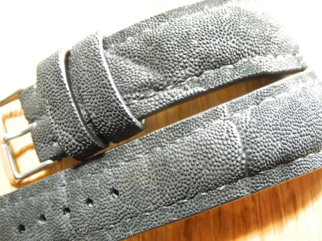 時計ベルト／エレファント／ブラック／24-20/ML