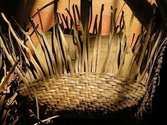 桜様専用 山葡萄バッグ 六角編み 削皮 ハンドバッグ 新品 籠バッグ