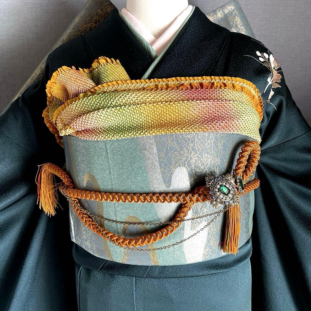 振袖フルセット 手描き友禅 成人式振袖 振袖 裄丈67 ➕サイズ やまと