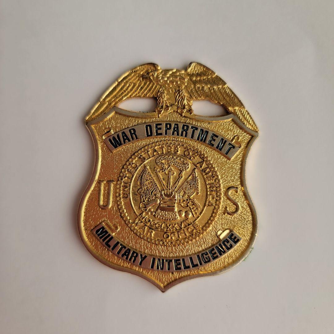 ミリタリー Military アメリカ 対敵諜報部隊(CIA,スパイ)バッジ