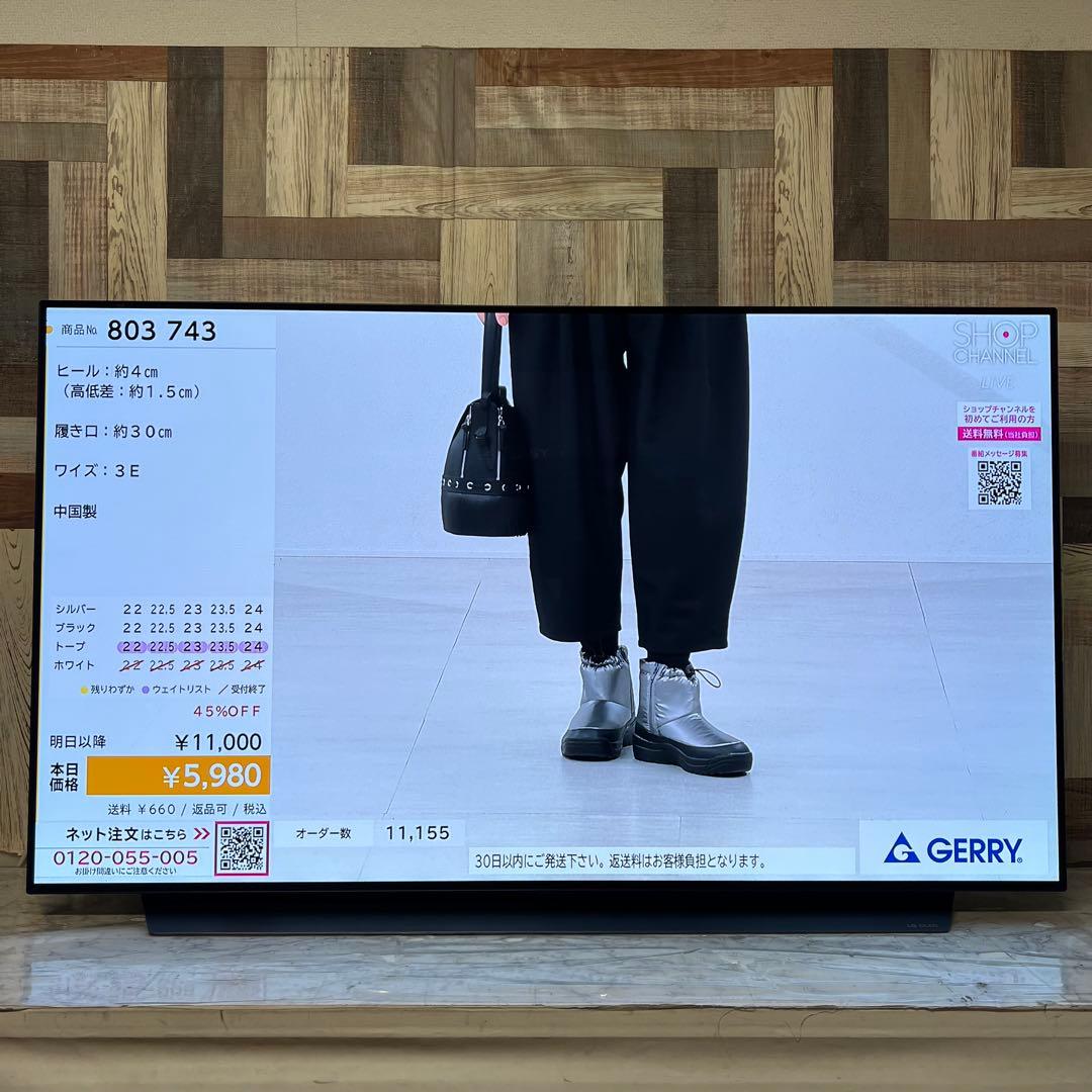 全国送料込❣️LG55型4K有機EL YouTube NETFLIX視聴可
