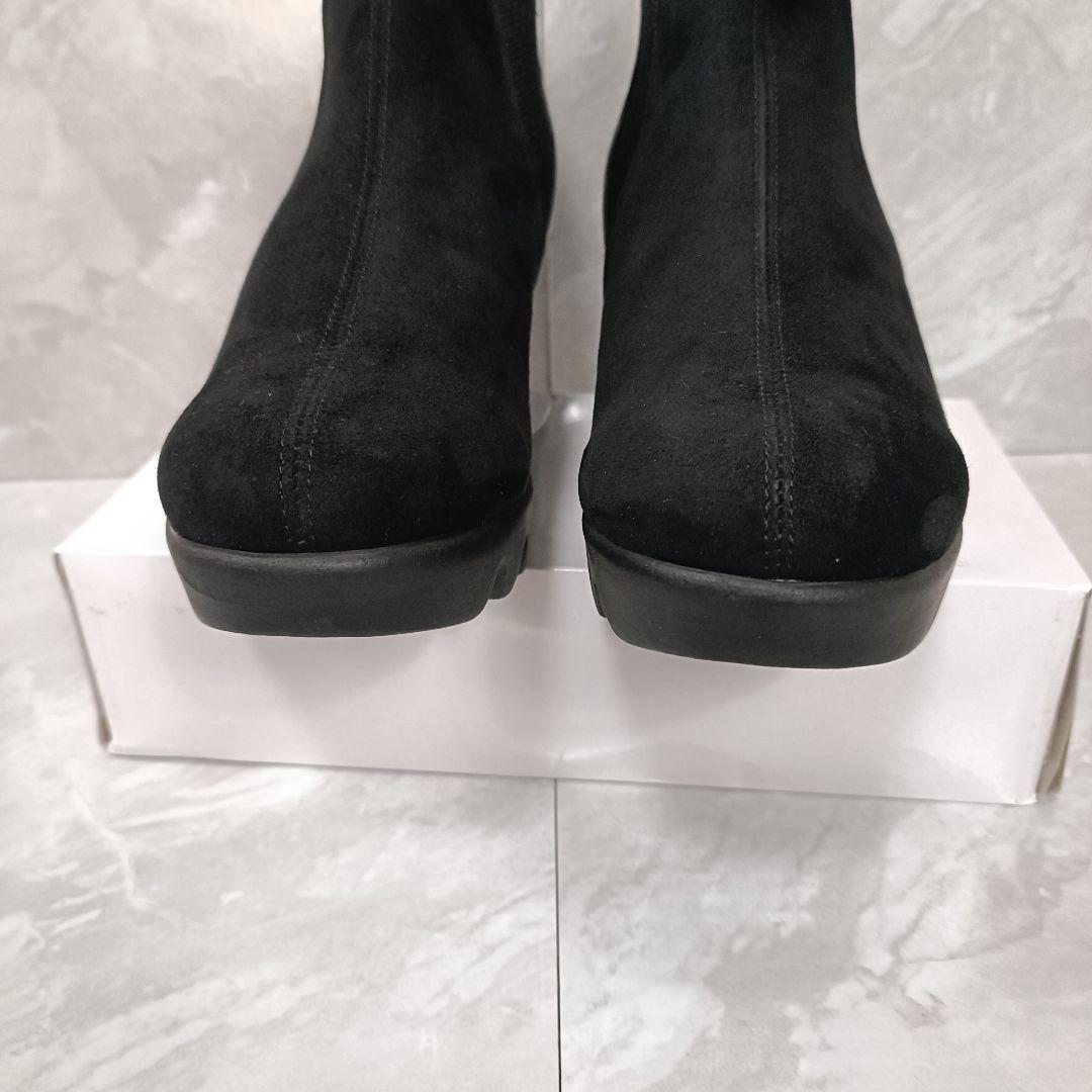 【新品】ヒルズアヴェニュー ウェーブソール サイドゴアブーツ 24.0cm